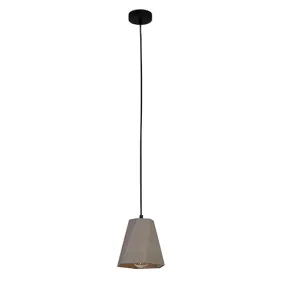 Cement Pendant 200Mm Grey