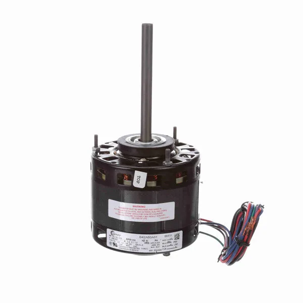 Century Direct Drive Motor, 1050 RPM, 1/5-1/8-1/10 HP, 208-230 V, 42 Frame, Open Air Over