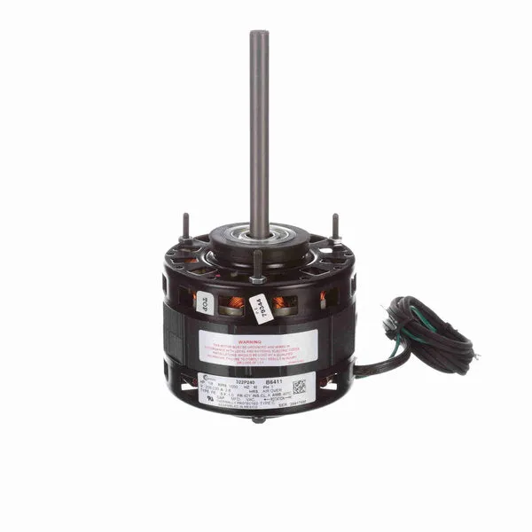 Century Direct Drive Motor, 1050 RPM, 1/8 HP, 208-230 V, 42 Frame, Open Air Over