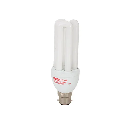 CFL 3U B22 20w Cool White