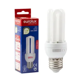 CFL 3U E27 11w Warm White