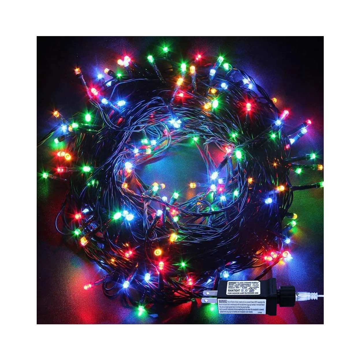 Christmas Tree Lights Color (82Ft, 220 LED)