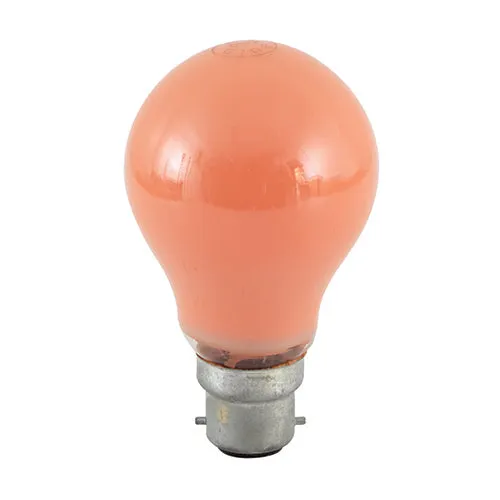 Coloured Globe B22 40w Orange