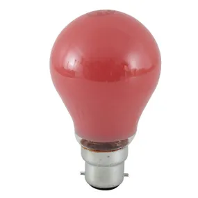 Coloured Globe B22 40w Red