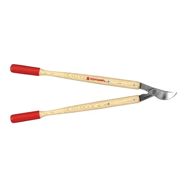 CORONA WL 3351 Bypass Lopper, 1-1/2 in Cutting Capacity, Resharpenable Blade, Steel Blade, Hardwood Handle