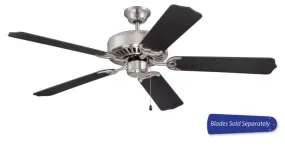 Craftmade C52BNK - 52 Inch Ceiling Fan, Blade Options Brushed Polished Nickel