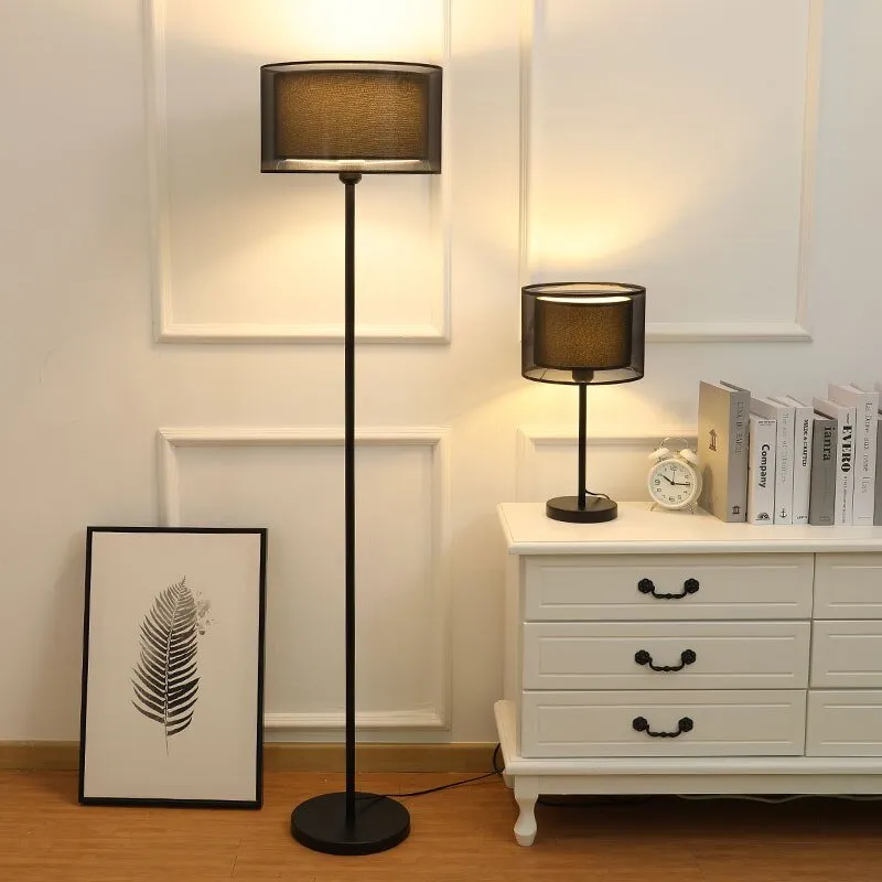 Creative Floor/Table Lamp with Modern LED Design for Bedroom and Living Room