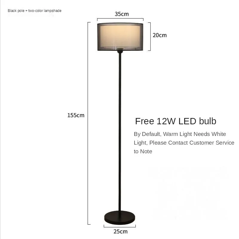 Creative Floor/Table Lamp with Modern LED Design for Bedroom and Living Room