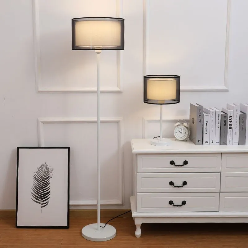 Creative Floor/Table Lamp with Modern LED Design for Bedroom and Living Room