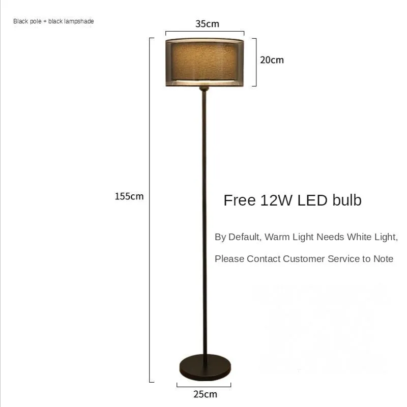 Creative Floor/Table Lamp with Modern LED Design for Bedroom and Living Room