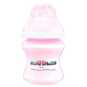 CUDDLES FEEDING BOTTLE PINK 1M 150ML