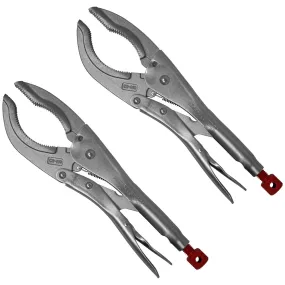 Curved Jaw Locking Pliers (2-Pack)