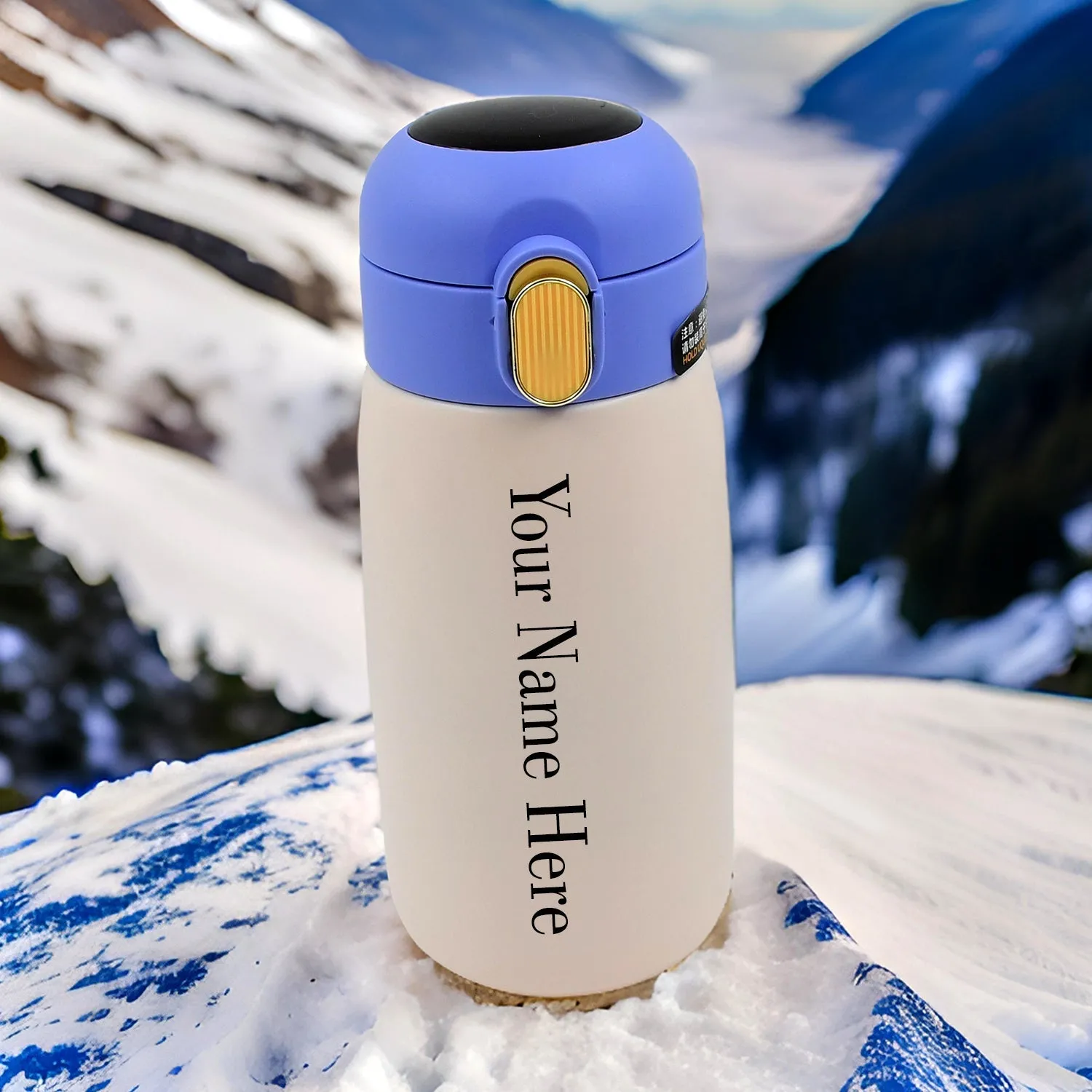 Customize Smart Vacuum Insulated Water Bottle With LED Temperature Display (420 ML)