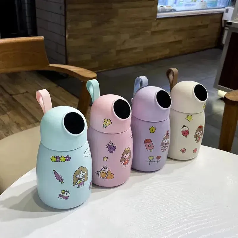 Cute Kawaii Temperature Display Bottle (500 ml)