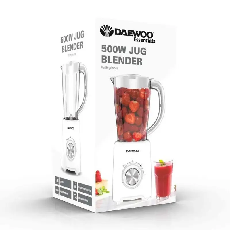 Daewoo Table 500W Jug Blender - White