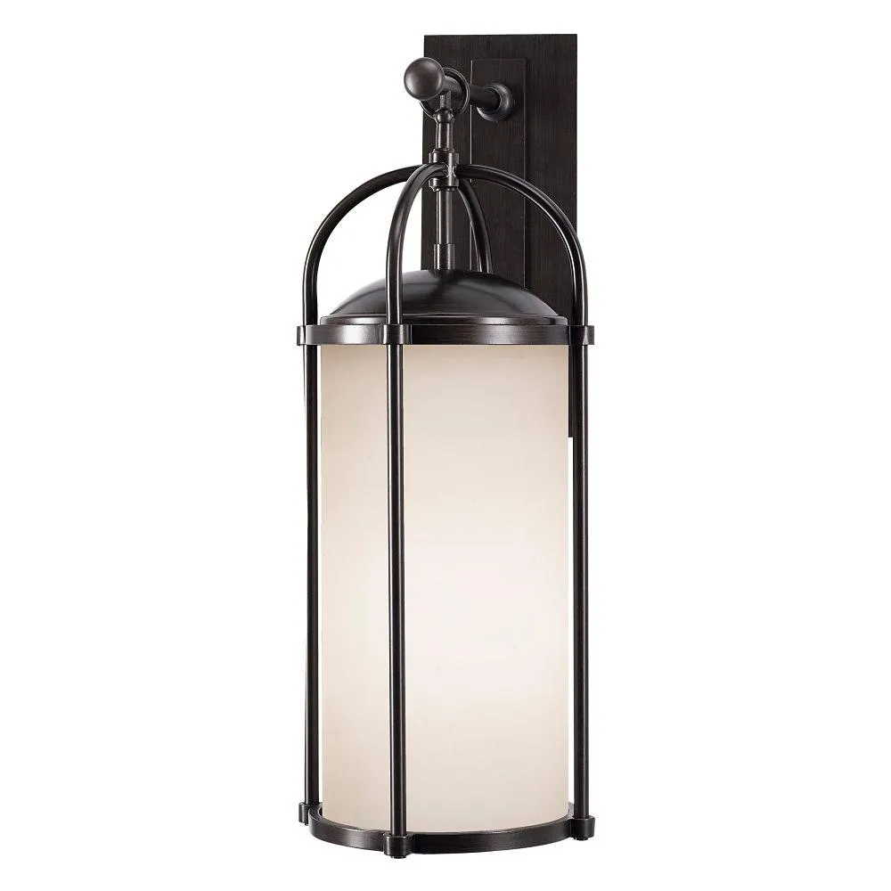 Dakota 1-Light Outdoor Wall Lantern-Espresso