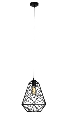 Diamante Pendant 300Mm Black