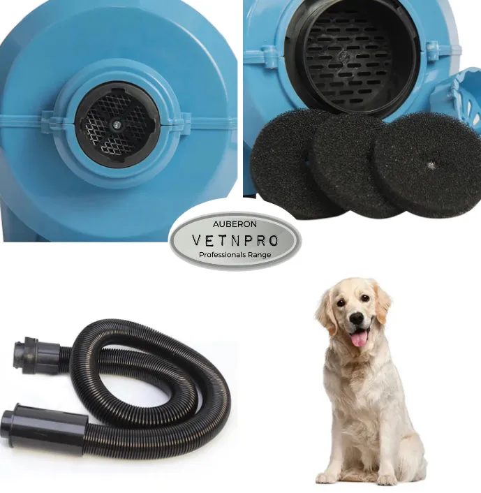 Dog Grooming Blow Dryer Pet Hair Dryer Blower 1200W 2 Speed Wind Variable plus Two step Temperature adjustable