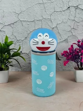 Doraemon Borosilicate Double Wall Glass Water Bottle with Sleeves (500ml)