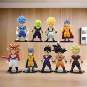 Dragon Ball Z Set of 9 Action Figure Action Figure | 8cm |