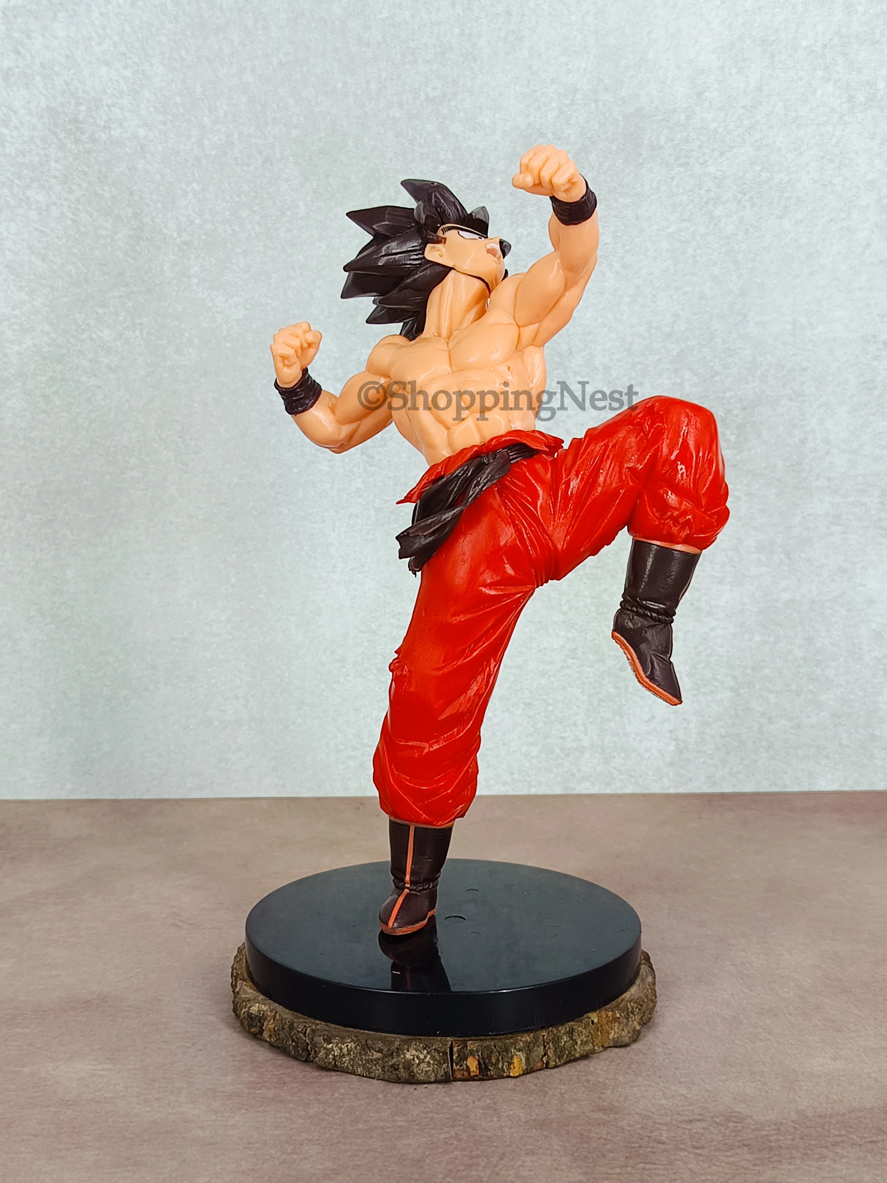 Drgon Baal Z Goku Red Punch with Dynamic Pose Premium Anime Action Figure- | 15 CMS |