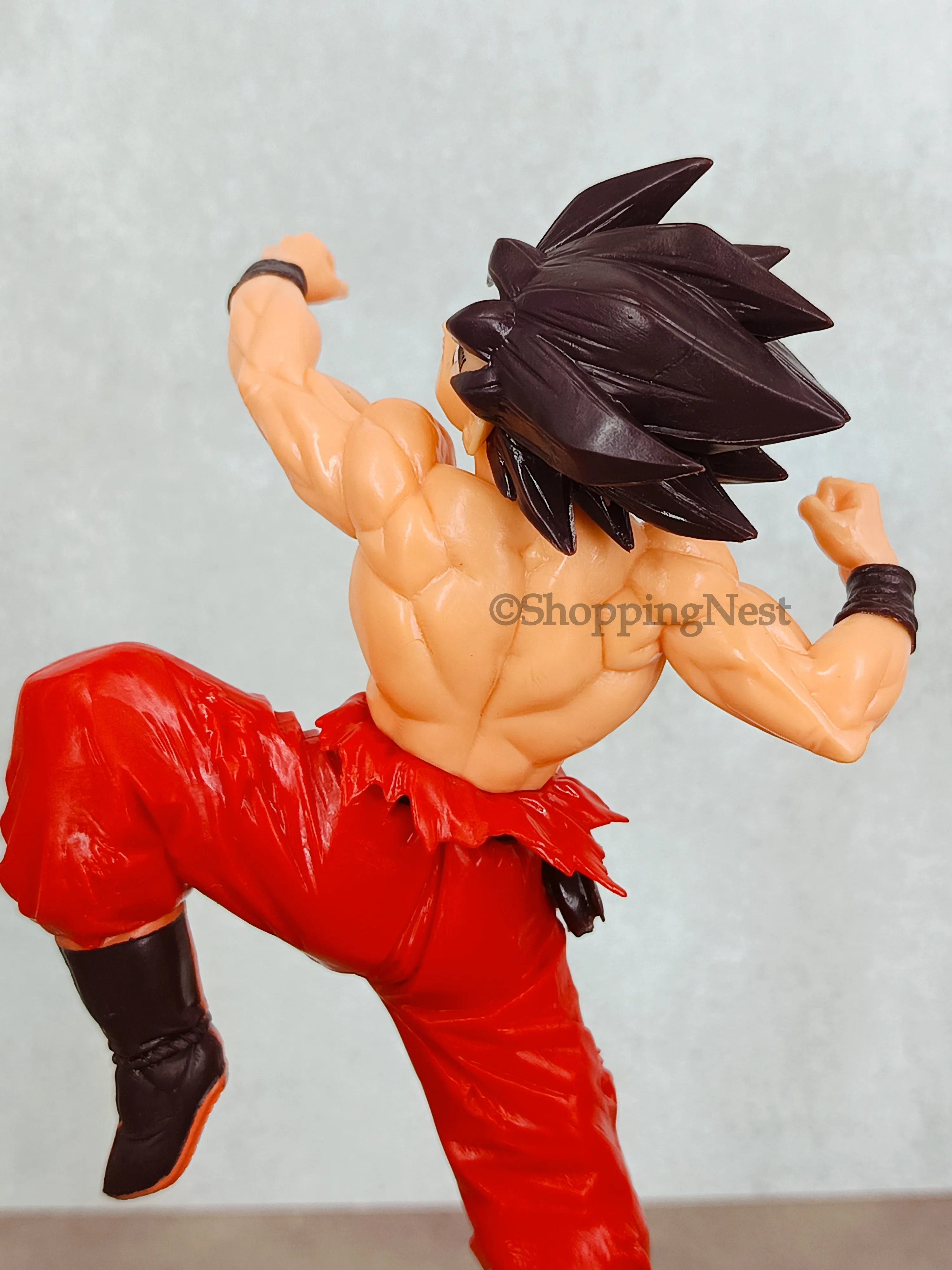 Drgon Baal Z Goku Red Punch with Dynamic Pose Premium Anime Action Figure- | 15 CMS |