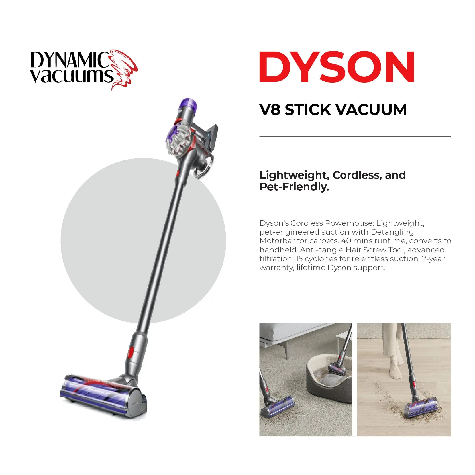 Dyson V8 Stick Vacuum