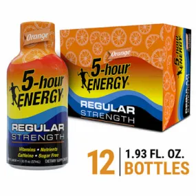 Energy Drink, Orange, 1.93-oz.