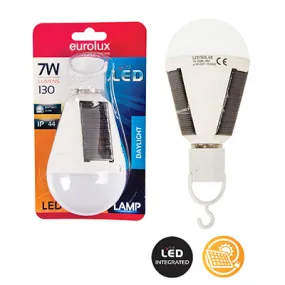 Eurolux 7w Solar Powered Light Bulb