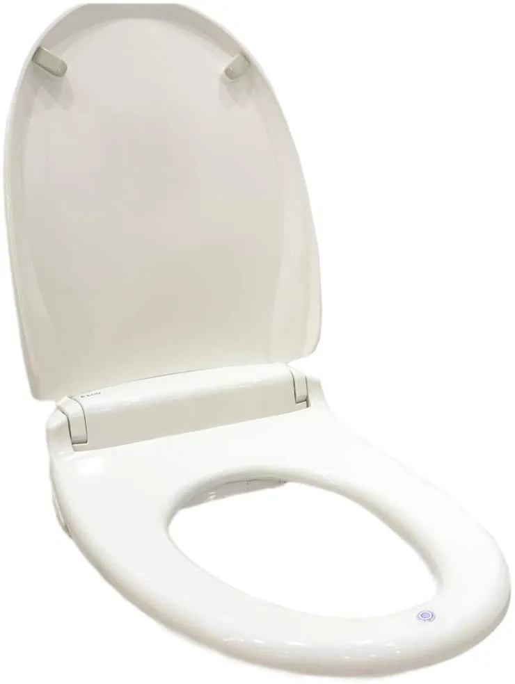 EuroLux Premium Bidet Toilet Seat, Electronic (No Outlet Required)