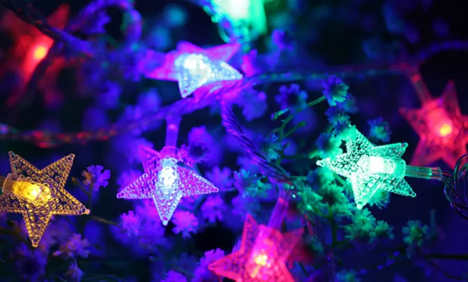 Fairy Stars String Lights Curtain String Lights for Bedroom Window Decorations Wedding Garden Decoration Lights