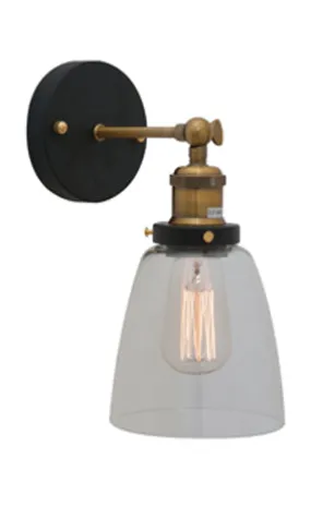 Farmhouse W/Light 140mm Antique Brass