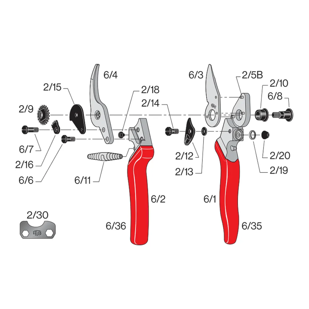 Felco 6 Replacement Parts