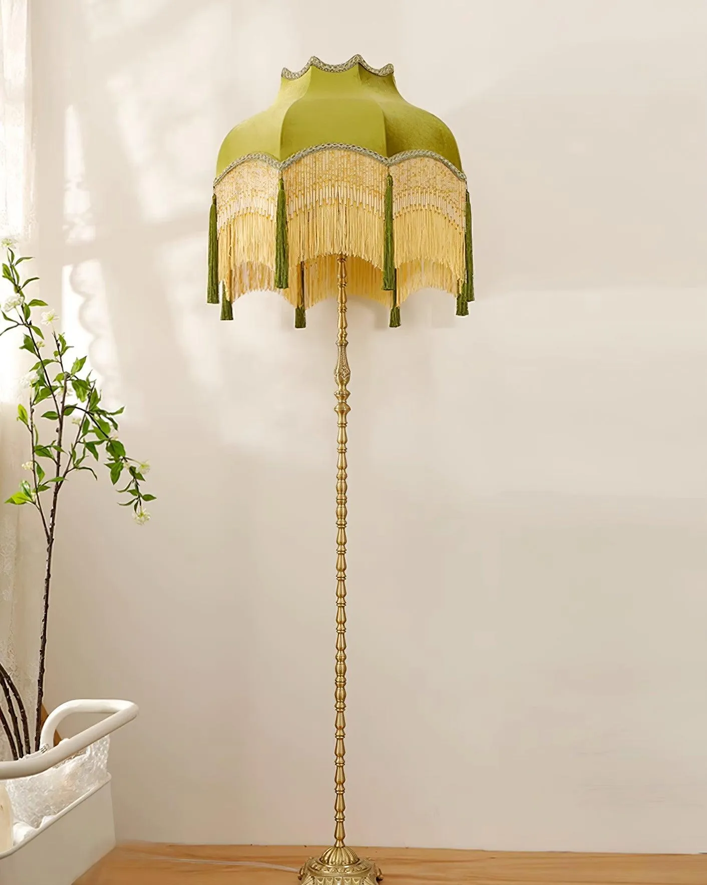 Fina Tassel Floor Lamp