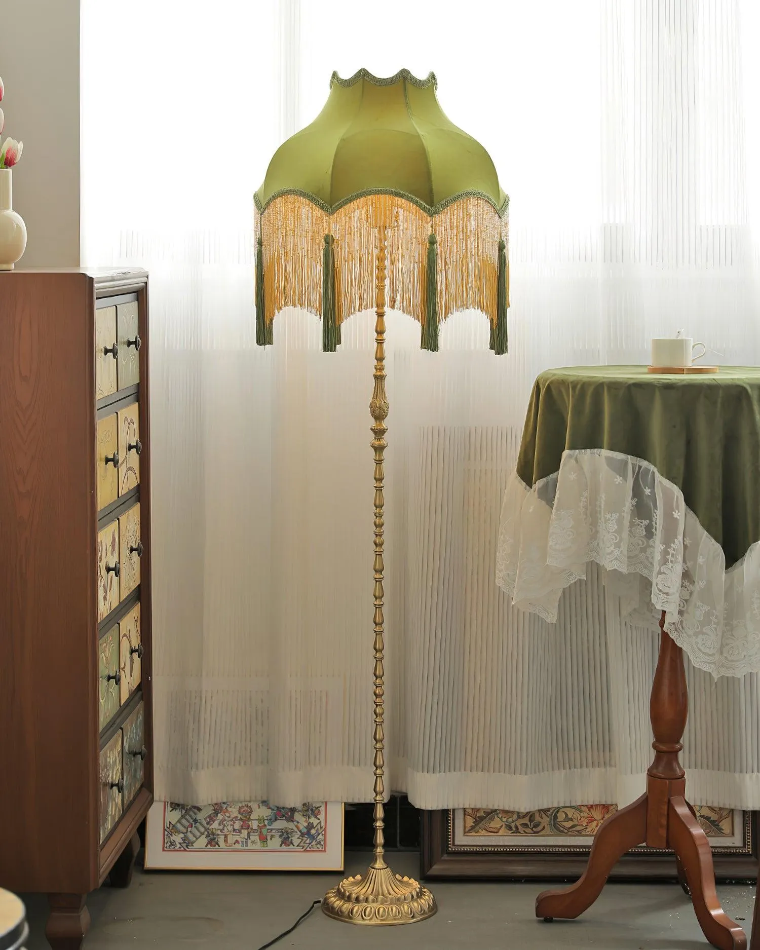 Fina Tassel Floor Lamp