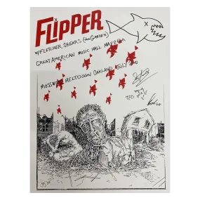 Flipper x The Garden 2022 Signed Poster