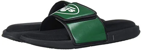 FOCO New York Jets NFL Mens Foam Sport Slide - L