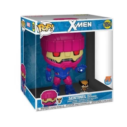 Funko Pop! 1054 - X-Men - Sentinel with Wolverine 10-Inch Vinyl Figure - PREVIEWS Exclusive