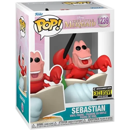 Funko Pop! 1239 Disney - The Little Mermaid - Sebastian Vinyl Figure - Entertainment Earth Exclusive