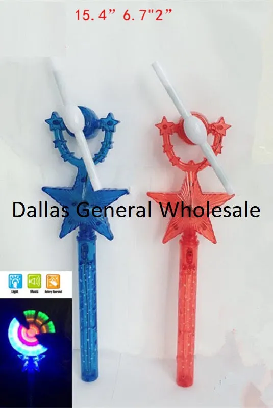 Glow In Dark Star Windmill Wands Wholesale