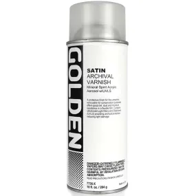 Golden Archival Varnish Spray Satin 10oz