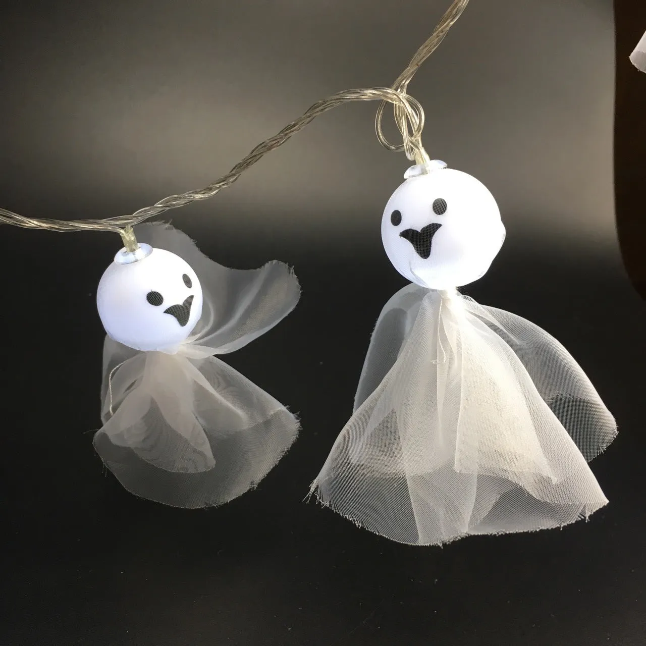 Halloween LED Ghost Dolls String Lights 59 Inch for Decoration