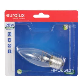 Halogen Candle E27 28w WW Blister