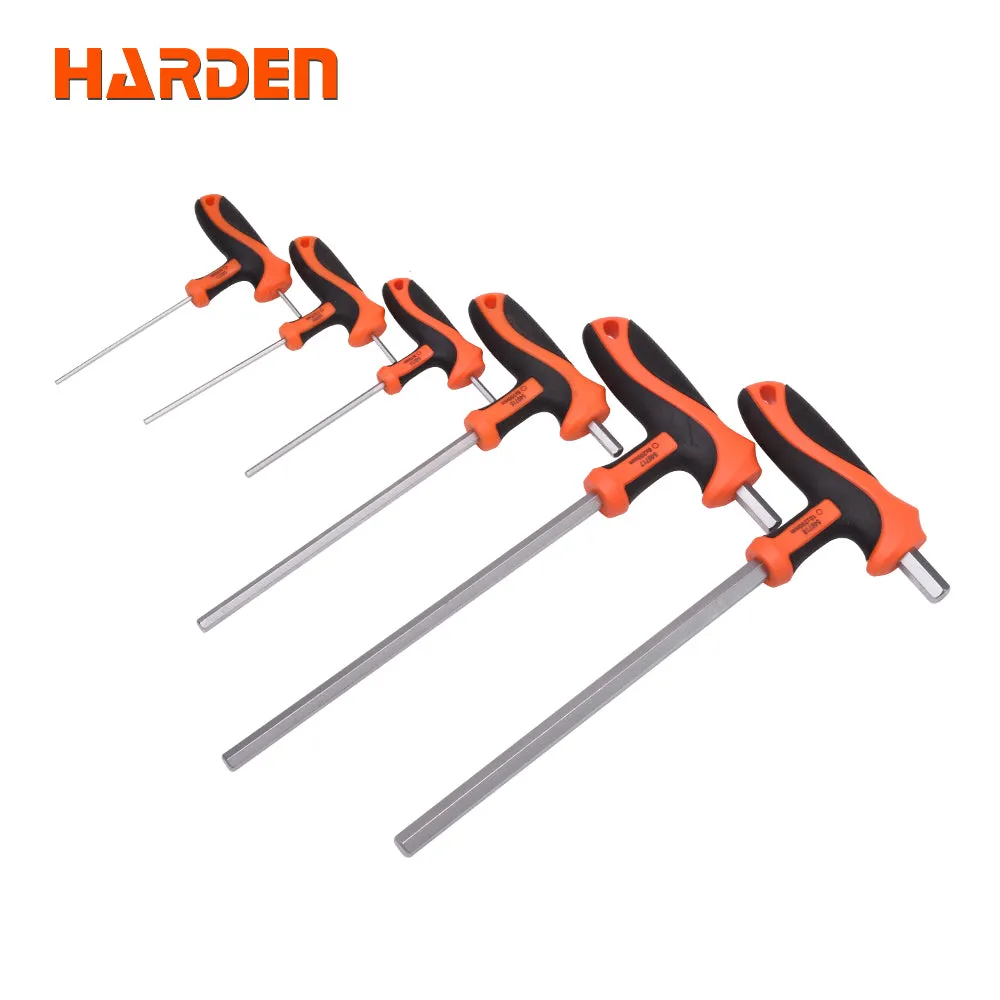 Harden Professional Hand Tool T-HANDLE Hand Tool Hex Key Wrench 10X200mm