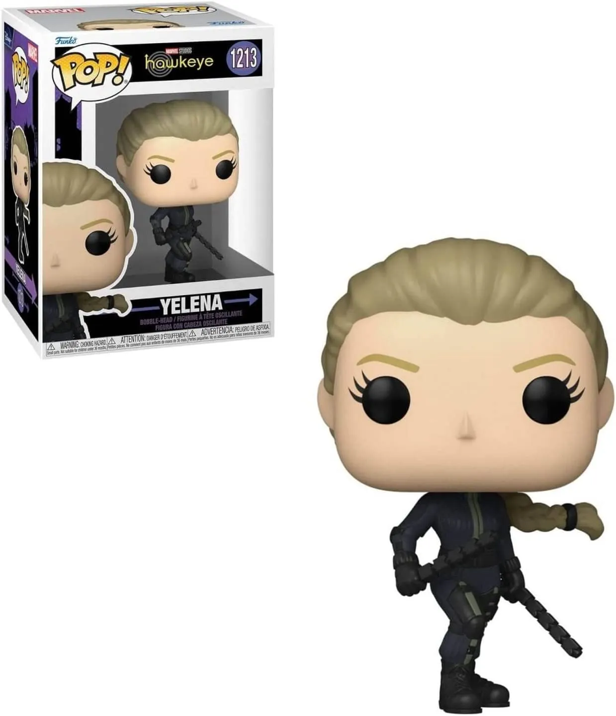 Hawkeye - Yelena Belova [Black Widow] Funko (Bundled with Box Protector)