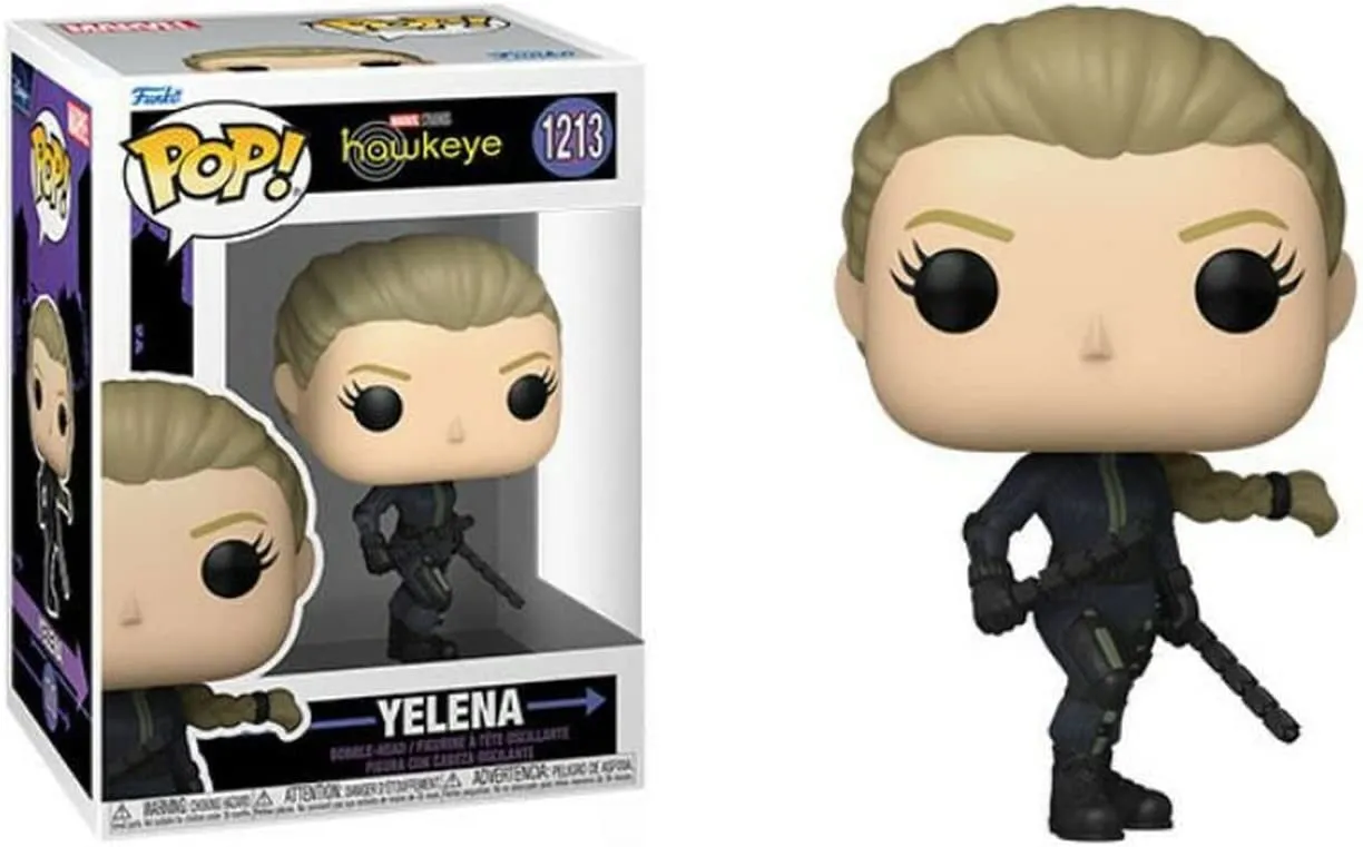 Hawkeye - Yelena Belova [Black Widow] Funko (Bundled with Box Protector)