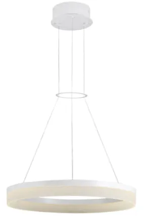 Hemisphere Pendant 600Mm White