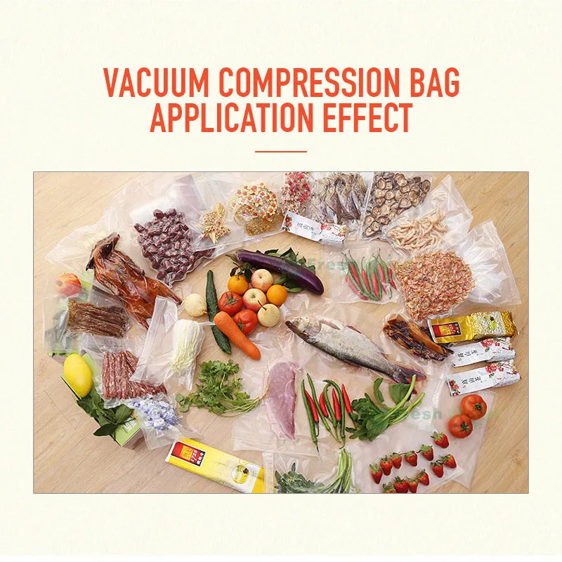 Home Kitchen Food Vacuum Sealer Bags 4 rolls 12 15 20 25x500cm Film Container Food Sealer Saver Bags Vacuum Packing Machine