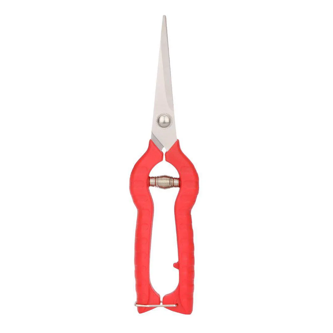 Homsuns Gardening Hand Pruner 6.5" Garden Scissors Ergonomic Pruning Shears Pofessional Micro-Tip Pruning Snips Leaf Trimmer Straight Pruning Shears Florist