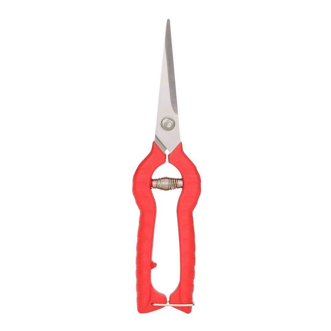 Homsuns Gardening Hand Pruner 6.5" Garden Scissors Ergonomic Pruning Shears Pofessional Micro-Tip Pruning Snips Leaf Trimmer Straight Pruning Shears Florist